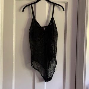 Strappy lace bodysuit